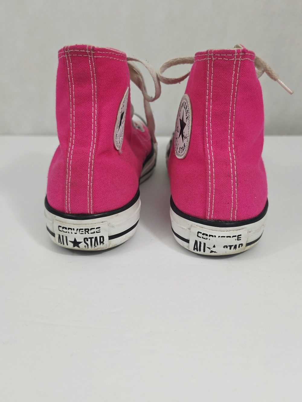 Converse Allstar Hot Pink Hightop Sneakers - Picture 5 of 6